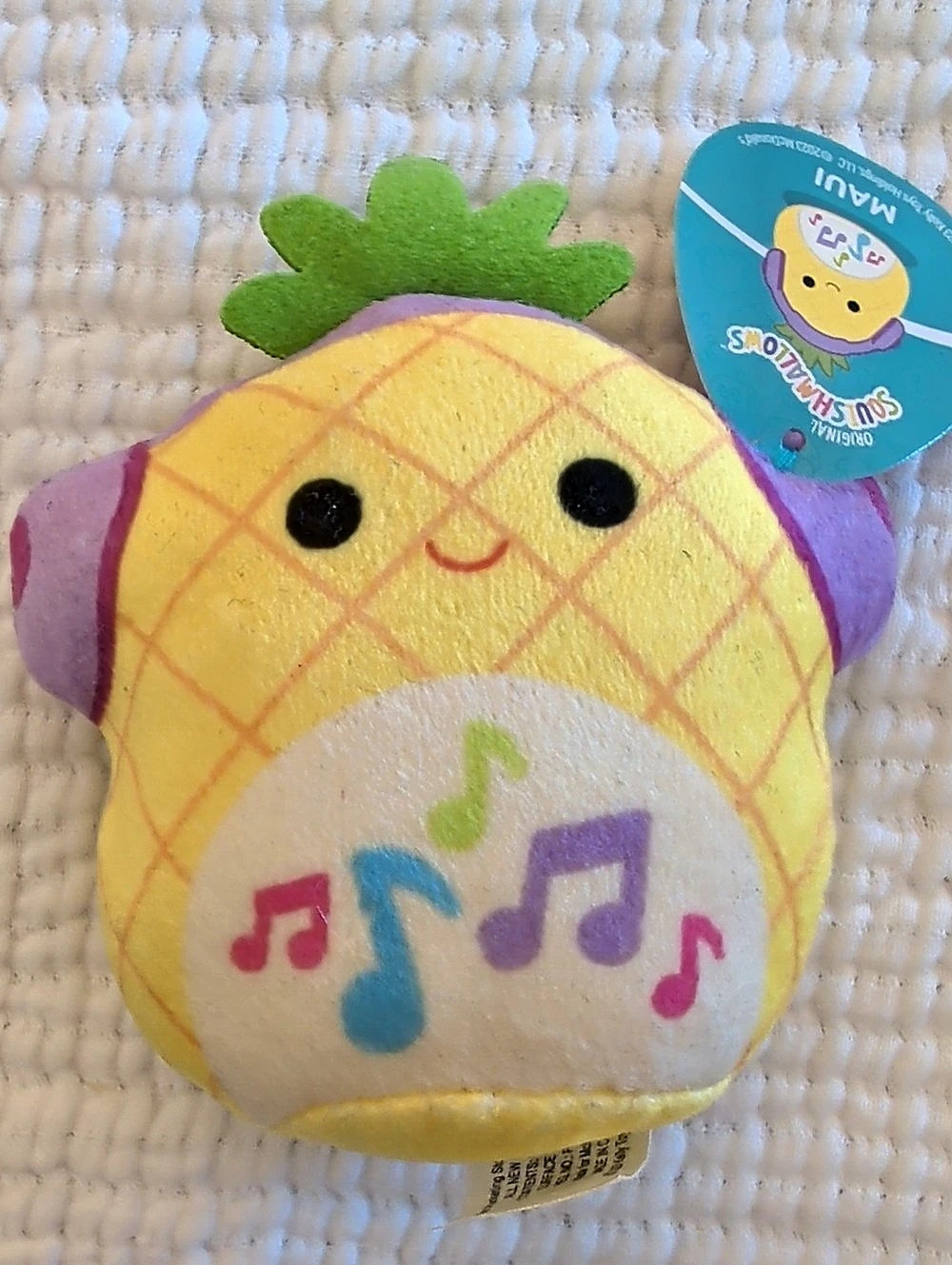 Squishmallows Maui the Pineapple (McDonald's Edition) the Pineapple Plush Yellow